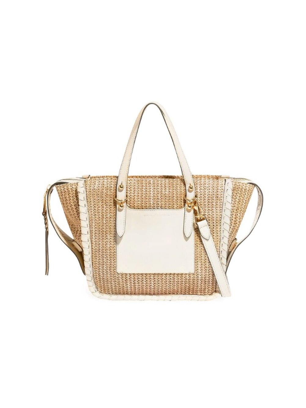 Aimee Kestenberg Casablanca Raffia Tote Bag Purse 15" x 10" x 5"